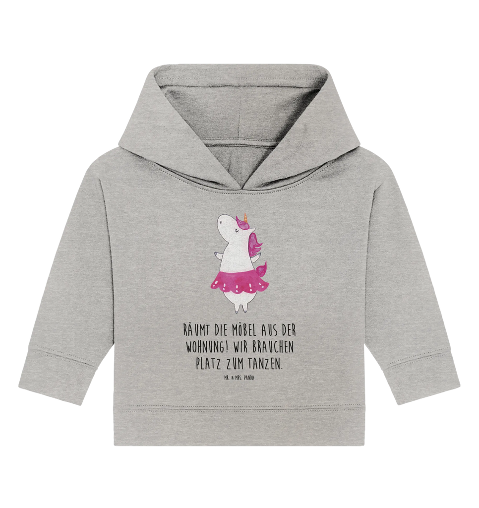 Organiczna bluza z kapturem dla niemowląt Jednorożec balerina Baby Pullover, Baby Kapuzensweatshirt, Baby Kapuzenshirt, Baby Hoodie, Einhörner, Einhorn Deko, Unicorn, Einhorn, Feiern, Lebenslust, Party, Tänzerin, Ballerina, Spaß, Tanzen, Wohnung, Lebensfreude, Geburtstag