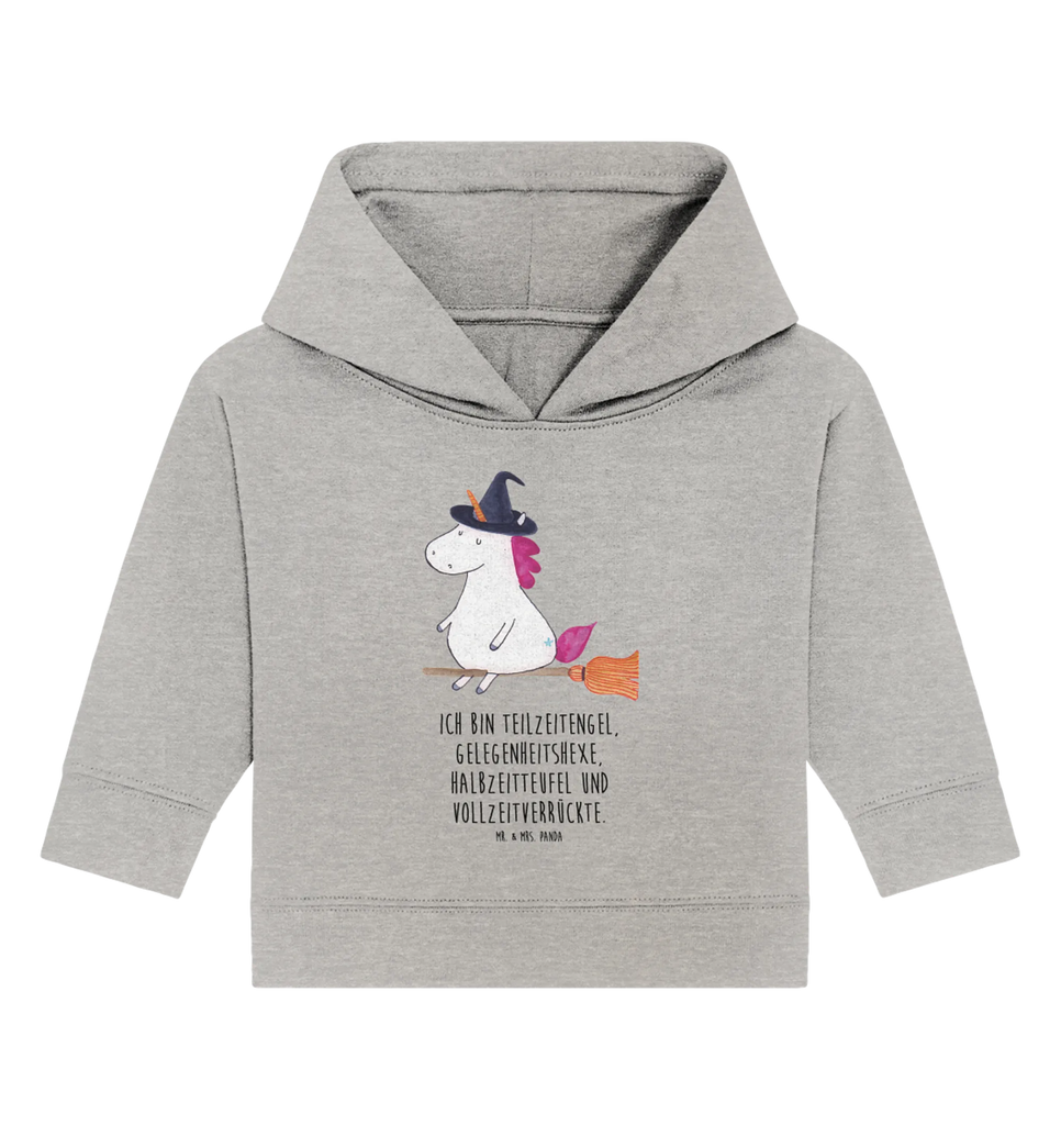 Organic Baby Hoodie Einhorn Hexe Baby Hoodie, Baby Kapuzenshirt, Baby Pullover, Baby Kapuzensweatshirt, Einhörner, Einhorn Deko, Unicorn, Einhorn, Frau, Zicke, Verrückte, Leben, Ehefrau, Freundin, Teufel, Hexe, Engel