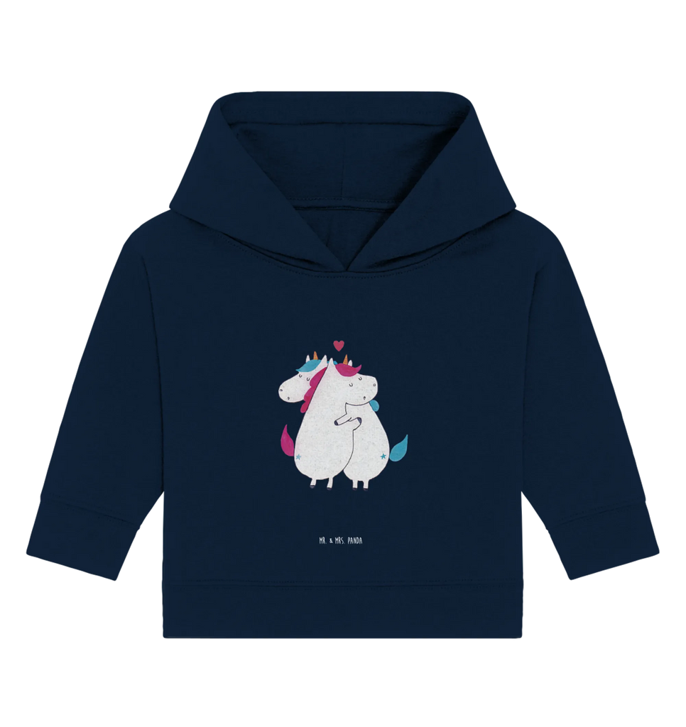 Organiczna bluza z kapturem dla niemowląt jednorożec Wiadomość Baby Pullover, Baby Hoodie, Baby Kapuzenshirt, Baby Kapuzensweatshirt, Einhorn, Einhörner, Einhorn Deko, Unicorn, Spruch, Geschenk, Valentinstag, witzig, lustig, Ehe, Partner, Liebe, Valentine