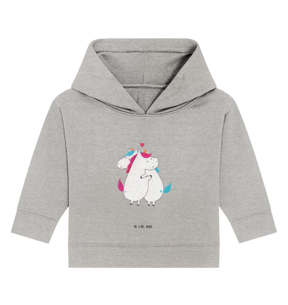 Organiczna bluza z kapturem dla niemowląt jednorożec Wiadomość Baby Pullover, Baby Hoodie, Baby Kapuzenshirt, Baby Kapuzensweatshirt, Einhorn, Einhörner, Einhorn Deko, Unicorn, Spruch, Geschenk, Valentinstag, witzig, lustig, Ehe, Partner, Liebe, Valentine