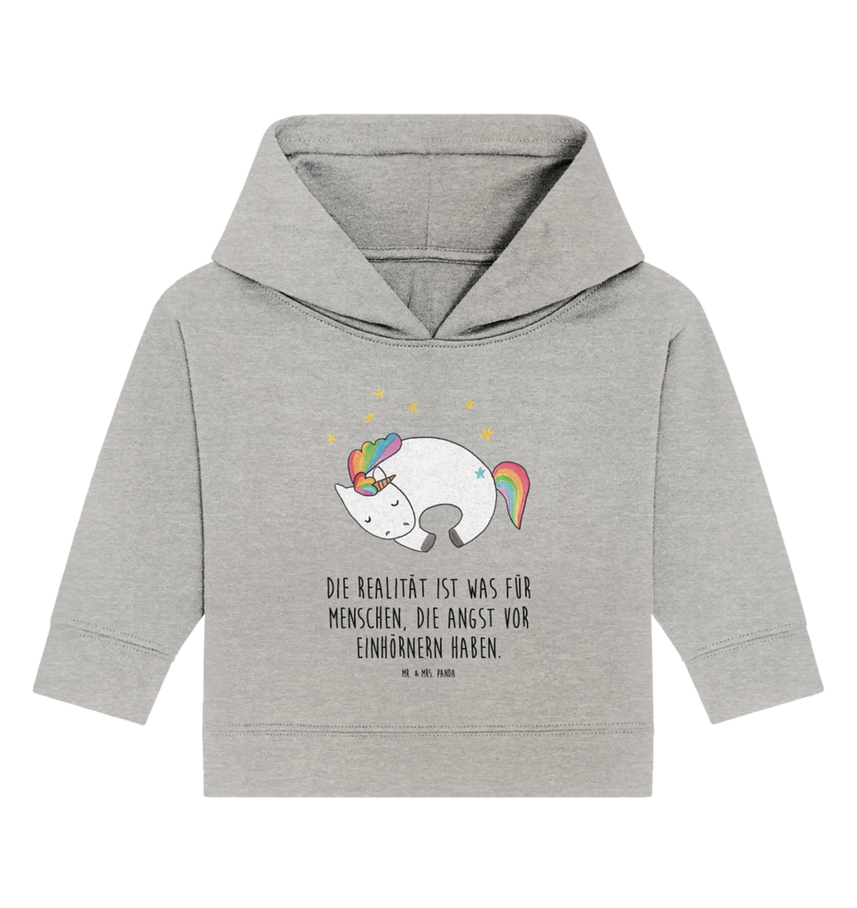 Organic Baby Hoodie Einhorn Nacht Baby Kapuzenshirt, Baby Hoodie, Baby Kapuzensweatshirt, Baby Pullover, Einhörner, Einhorn Deko, Unicorn, Einhorn, Realität, Freundin, Menschen, Geschenk, Traum, Ruhe, Träume