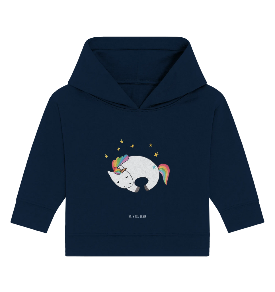 Organic Baby Hoodie Einhorn Nacht Baby Kapuzenshirt, Baby Hoodie, Baby Kapuzensweatshirt, Baby Pullover, Einhörner, Einhorn Deko, Unicorn, Einhorn, Realität, Freundin, Menschen, Geschenk, Traum, Ruhe, Träume