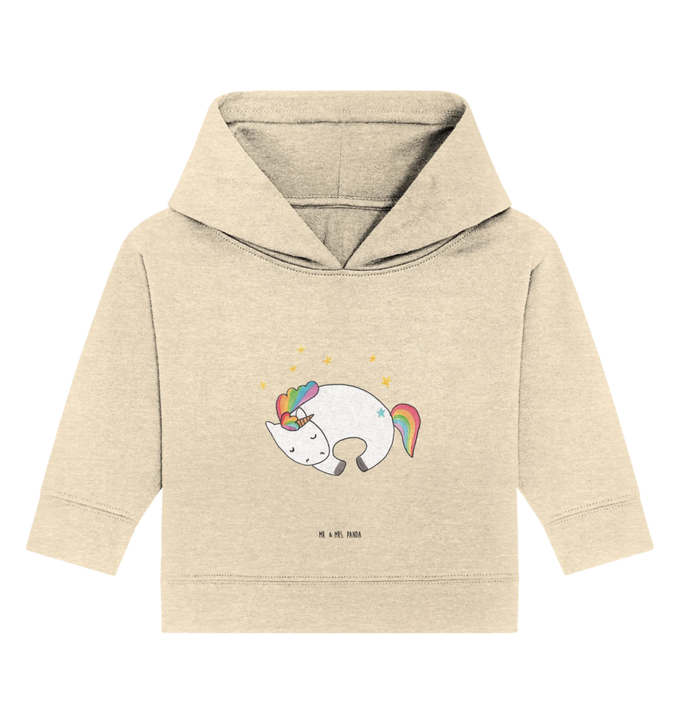 Organic Baby Hoodie Einhorn Nacht Baby Kapuzenshirt, Baby Hoodie, Baby Kapuzensweatshirt, Baby Pullover, Einhörner, Einhorn Deko, Unicorn, Einhorn, Realität, Freundin, Menschen, Geschenk, Traum, Ruhe, Träume