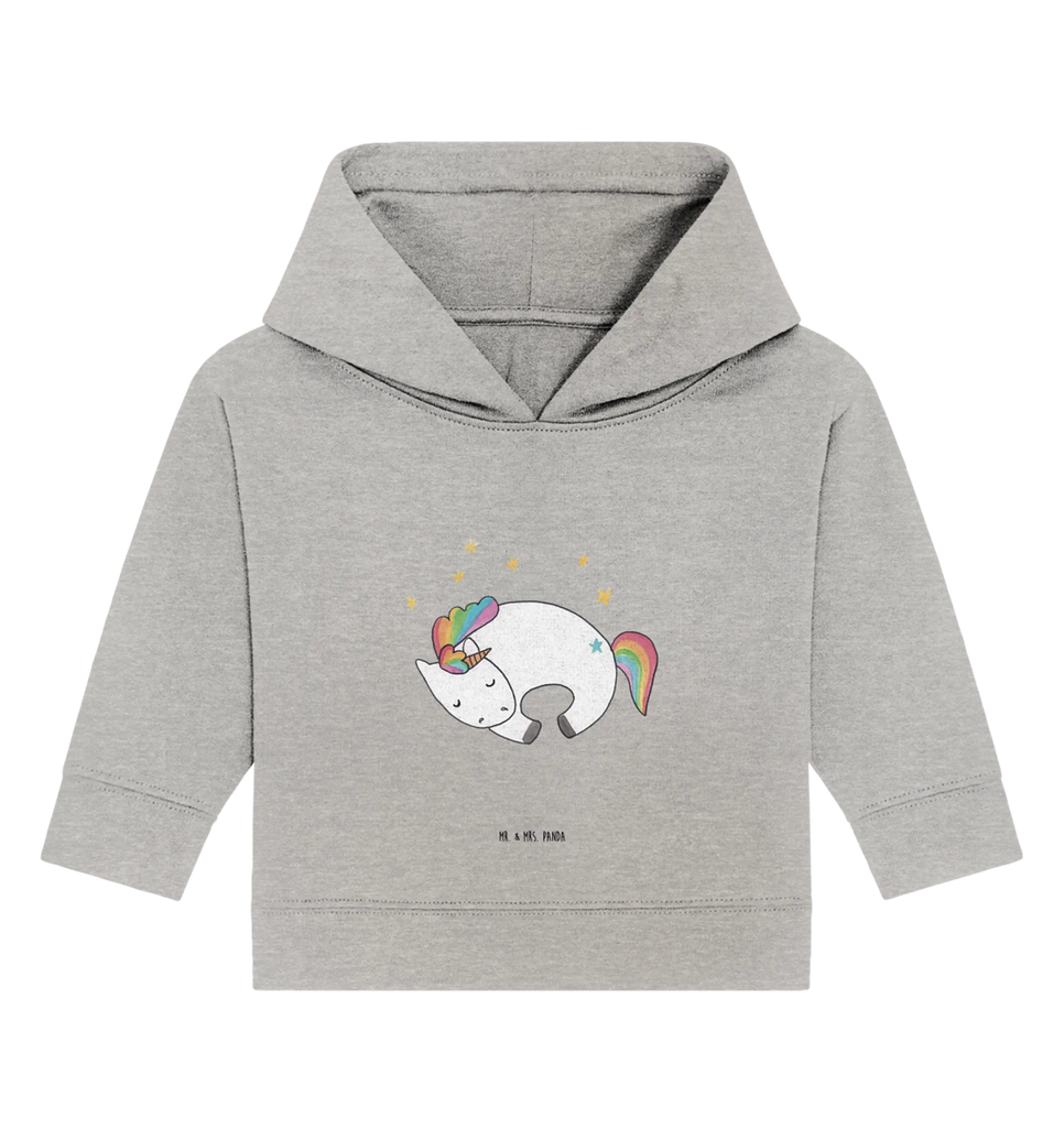 Organic Baby Hoodie Einhorn Nacht Baby Kapuzenshirt, Baby Hoodie, Baby Kapuzensweatshirt, Baby Pullover, Einhörner, Einhorn Deko, Unicorn, Einhorn, Realität, Freundin, Menschen, Geschenk, Traum, Ruhe, Träume
