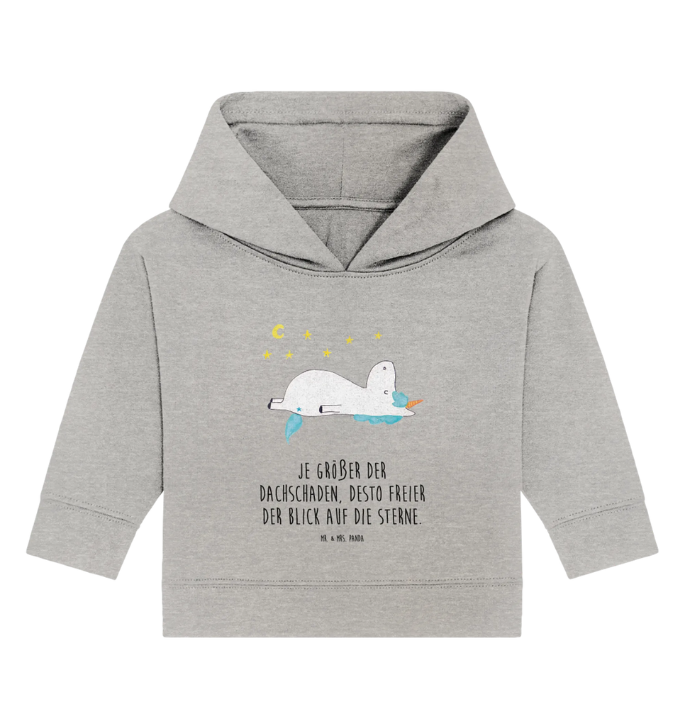 Organic Baby Hoodie Einhorn Sternenhimmel Baby Pullover, Baby Hoodie, Baby Kapuzensweatshirt, Baby Kapuzenshirt, Einhörner, Einhorn Deko, Unicorn, Einhorn, Sterne, Dachschaden, Verrückt, Sternenhimmel