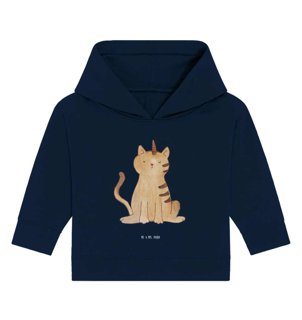 Organic Baby Hoodie Einhorn Katze Baby Pullover, Baby Kapuzensweatshirt, Baby Kapuzenshirt, Baby Hoodie, Einhörner, Einhorn Deko, Unicorn, Einhorn, Kittyhorn, Einhornpower, Katze, Katzer, Einhornkatze, Katzenhorn, Erwachsenwerden, Mieze, Glitzer, Regenbogen