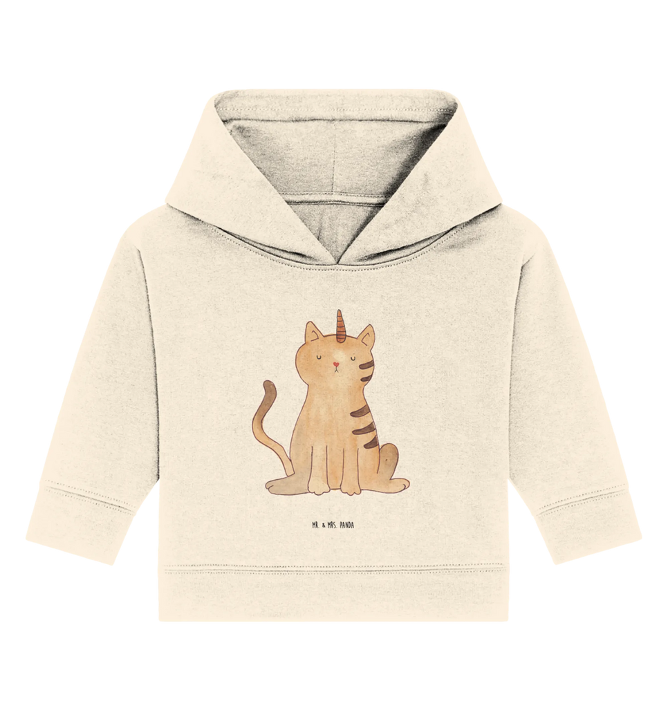Organic Baby Hoodie Einhorn Katze Baby Pullover, Baby Kapuzensweatshirt, Baby Kapuzenshirt, Baby Hoodie, Einhörner, Einhorn Deko, Unicorn, Einhorn, Kittyhorn, Einhornpower, Katze, Katzer, Einhornkatze, Katzenhorn, Erwachsenwerden, Mieze, Glitzer, Regenbogen