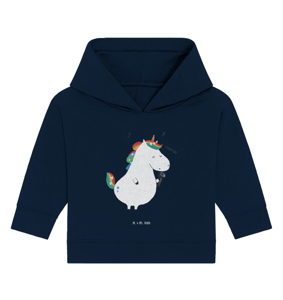 Organic Baby Hoodie Einhorn Sänger Baby Hoodie, Baby Kapuzensweatshirt, Baby Pullover, Baby Kapuzenshirt, Einhörner, Einhorn Deko, Unicorn, Einhorn, Geburtstag, Konfetti, Glitzer, Freundin, Party, Disco, Fest, Sängerin, Sänger, Feier