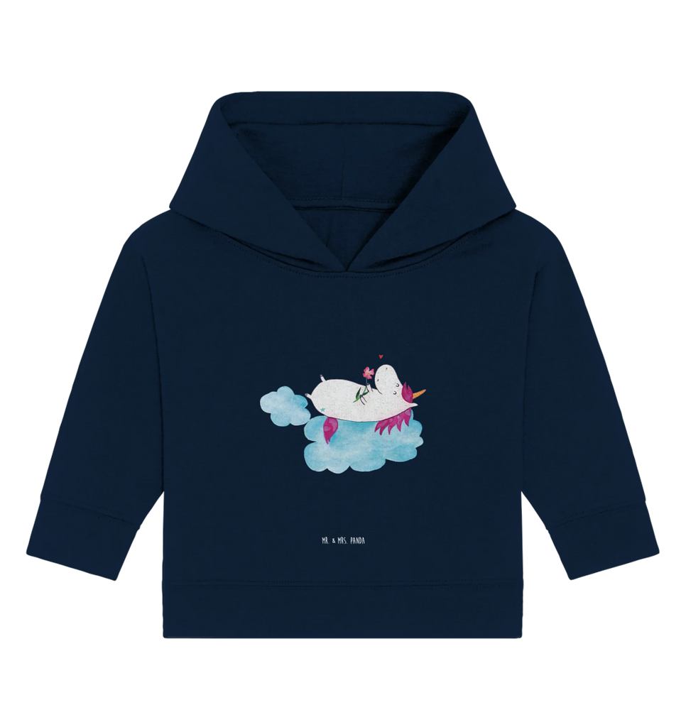 Organic Baby Hoodie Einhorn Verliebt Baby Hoodie, Baby Kapuzensweatshirt, Baby Kapuzenshirt, Baby Pullover, Einhörner, Einhorn Deko, Unicorn, Einhorn, Wolke, Verliebt, Freundin, Liebesbeweis, Liebe