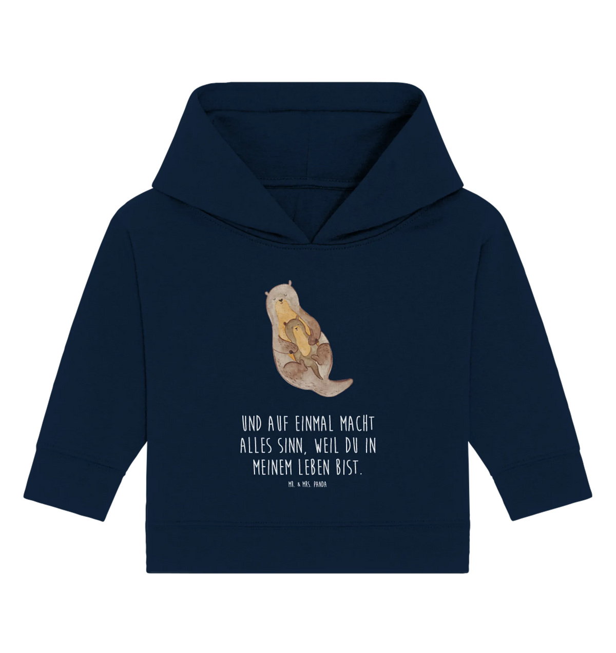 Organic Baby Hoodie otter child Baby Kapuzensweatshirt, Baby Kapuzenshirt, Baby Hoodie, Otter, Seeotter, Fischotter, Otter Seeotter See Otter