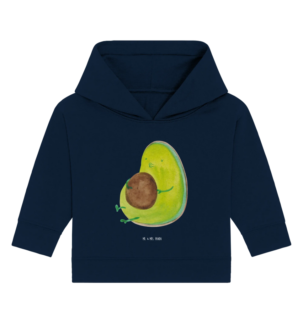 Organiczna bluza z kapturem dla niemowląt Awokado gwizda Baby Kapuzensweatshirt, Baby Kapuzenshirt, Baby Hoodie, Baby Pullover, Vegan, Veggie, Avocado, Gesund, Ernährung, Diät, Abnehmen, dick sein