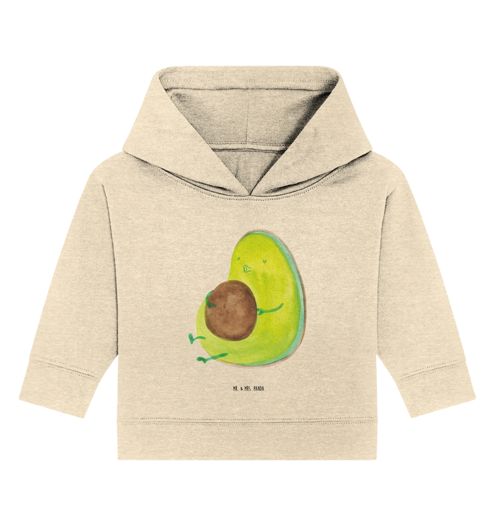 Organiczna bluza z kapturem dla niemowląt Awokado gwizda Baby Kapuzensweatshirt, Baby Kapuzenshirt, Baby Hoodie, Baby Pullover, Vegan, Veggie, Avocado, Gesund, Ernährung, Diät, Abnehmen, dick sein