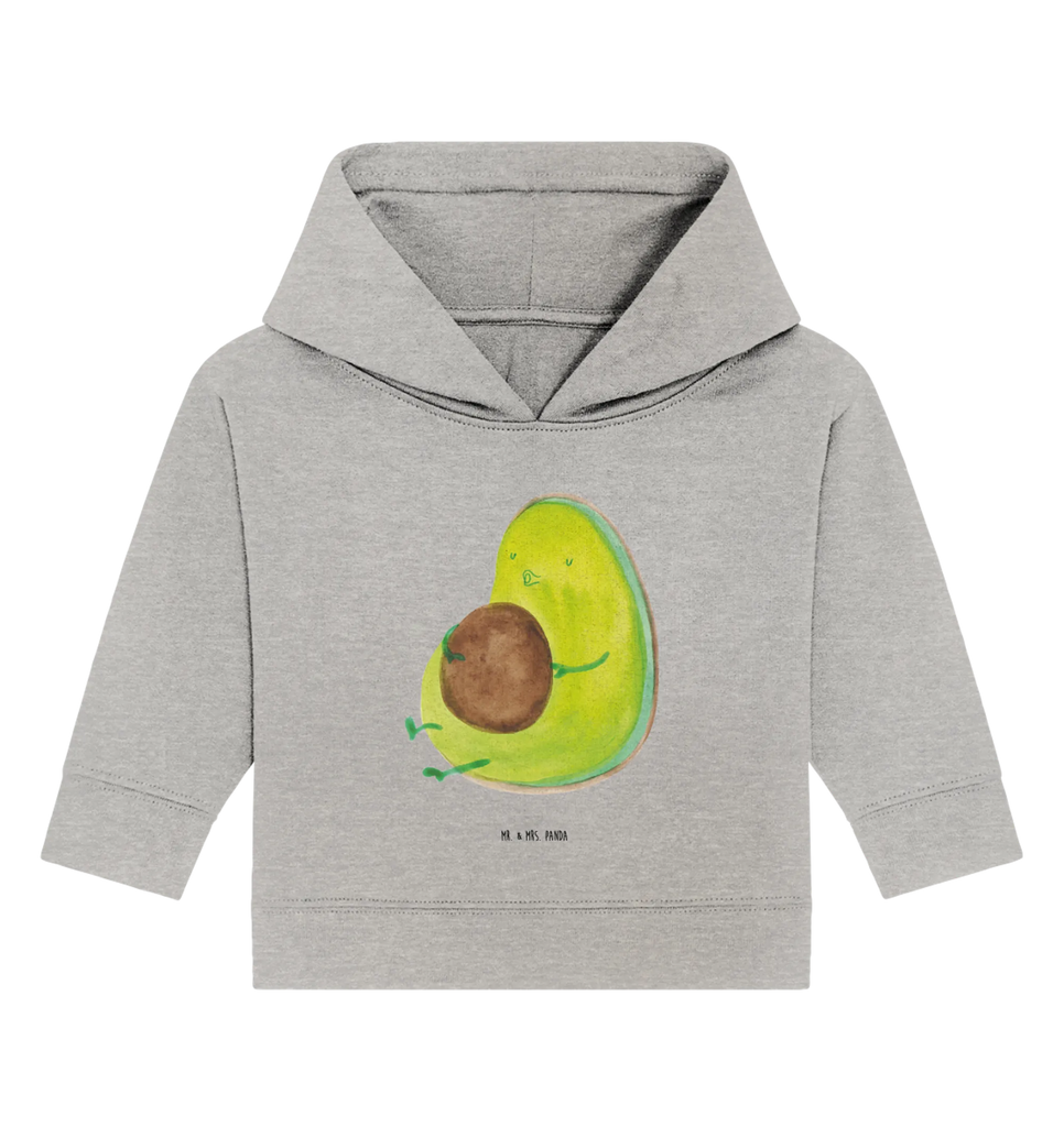 Organiczna bluza z kapturem dla niemowląt Awokado gwizda Baby Kapuzensweatshirt, Baby Kapuzenshirt, Baby Hoodie, Baby Pullover, Vegan, Veggie, Avocado, Gesund, Ernährung, Diät, Abnehmen, dick sein