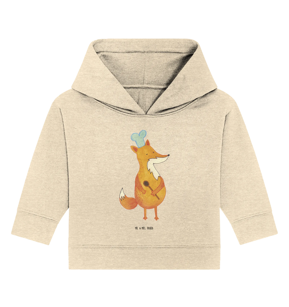 Organic Baby Hoodie Fuchs Koch Baby Kapuzenshirt, Baby Hoodie, Baby Pullover, Baby Kapuzensweatshirt, Fuchs, Köche, Küche Deko, Party Spruch, Spruch lustig, Koch Geschenk, Füchse, Bäcker, witzig, Küche Spruch