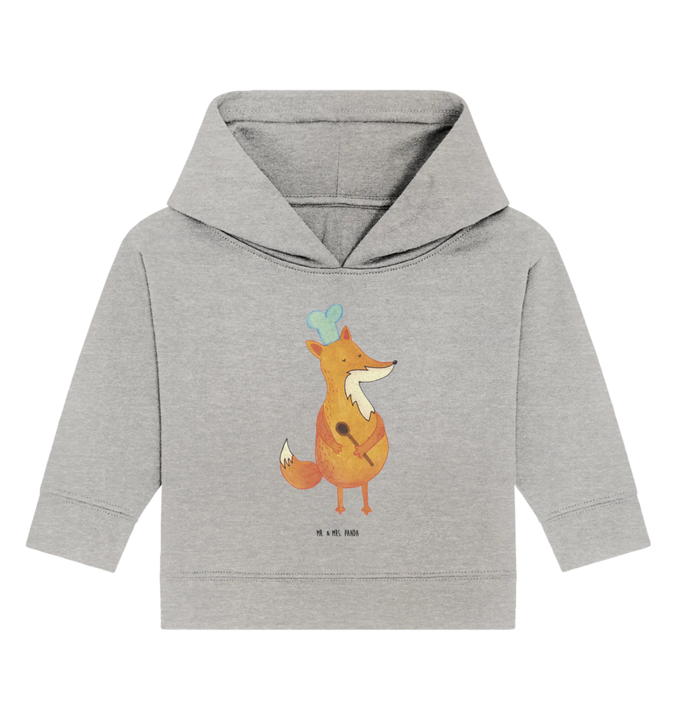 Organic Baby Hoodie Fuchs Koch Baby Kapuzenshirt, Baby Hoodie, Baby Pullover, Baby Kapuzensweatshirt, Fuchs, Köche, Küche Deko, Party Spruch, Spruch lustig, Koch Geschenk, Füchse, Bäcker, witzig, Küche Spruch