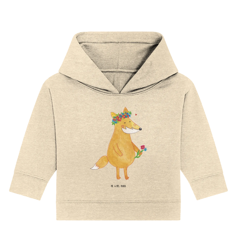 Organic Baby Hoodie Fox Flower Baby Kapuzenshirt, Baby Hoodie, Baby Pullover, Baby Kapuzensweatshirt, Fuchs, Selbstliebe, Motivation, Ich, Blume, Füchse, Blumen, Blumenmädchen, Liebesbeweis, Fuchsmädchen, Fox, Freude, Mich, Liebe, Freundinnen, Freundin