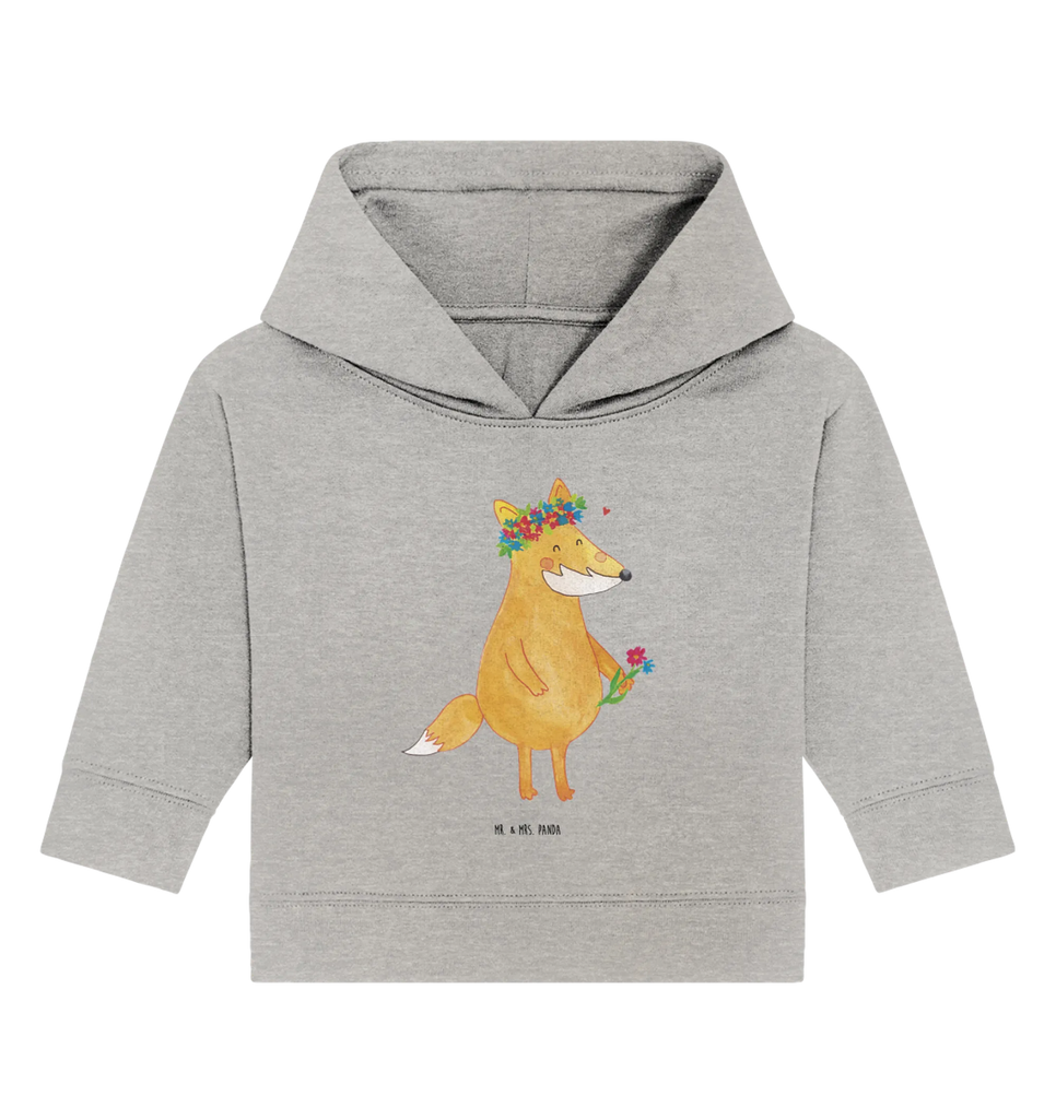 Organic Baby Hoodie Fox Flower Baby Kapuzenshirt, Baby Hoodie, Baby Pullover, Baby Kapuzensweatshirt, Fuchs, Selbstliebe, Motivation, Ich, Blume, Füchse, Blumen, Blumenmädchen, Liebesbeweis, Fuchsmädchen, Fox, Freude, Mich, Liebe, Freundinnen, Freundin