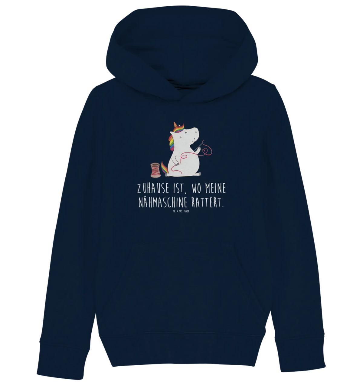 Organic Kids Hoodie unicorn seamstress crochet, tinkering, seamstress present, sewing room, knitting, sew, seamstress gift, girlfriend