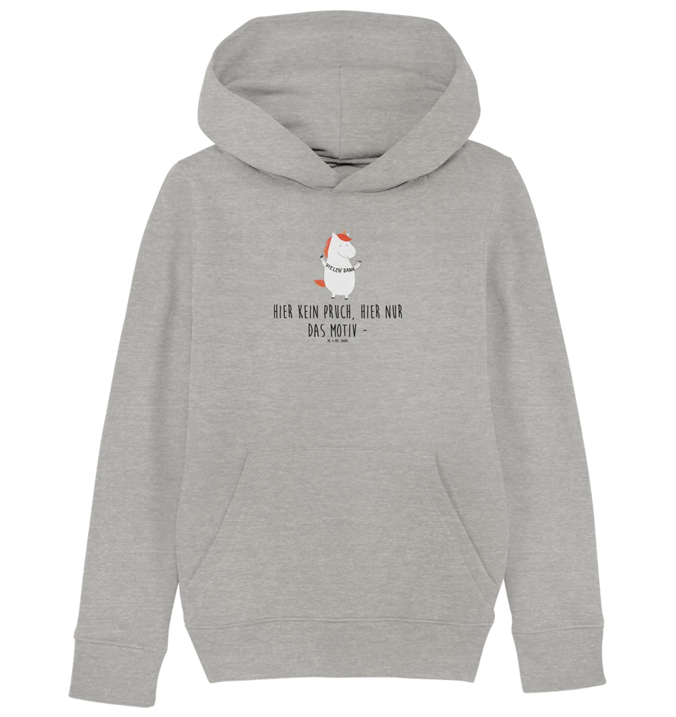 Organic Kids Hoodie unicorn Thank you very much unicorn, unicorns, thank you gift, Thank you present, thank you, thanks, thanksgiving