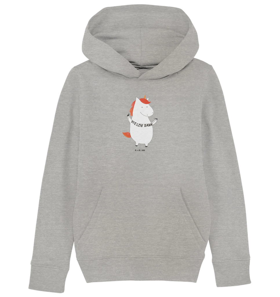 Organic Kids Hoodie unicorn Thank you very much unicorn, unicorns, thank you gift, Thank you present, thank you, thanks, thanksgiving