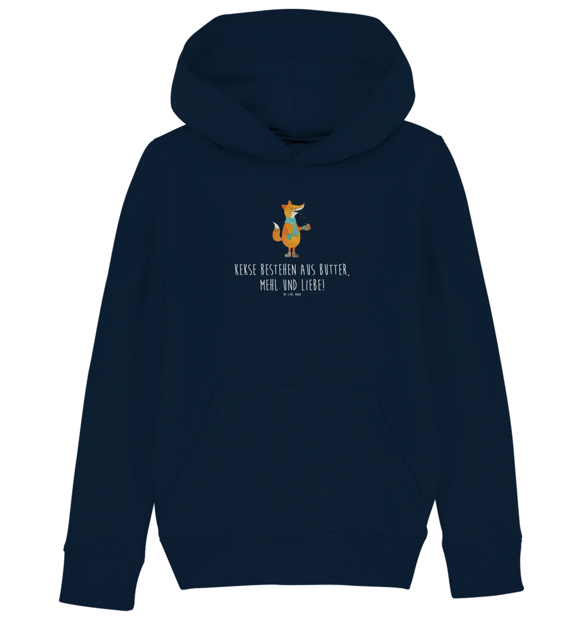 Organic Kids Hoodie Fox biscuit clever as a fox, forest wildlife, foxes, animal lover, christmas present, cookies, kitchen decoration, baking saying, christmas time