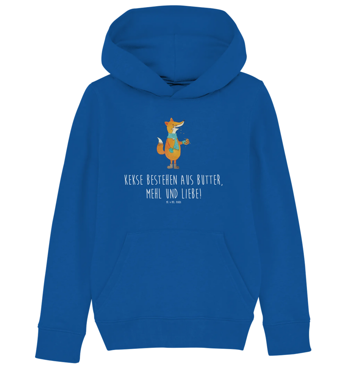 Organiczna bluza z kapturem dla dzieci lis ciasteczko Lis