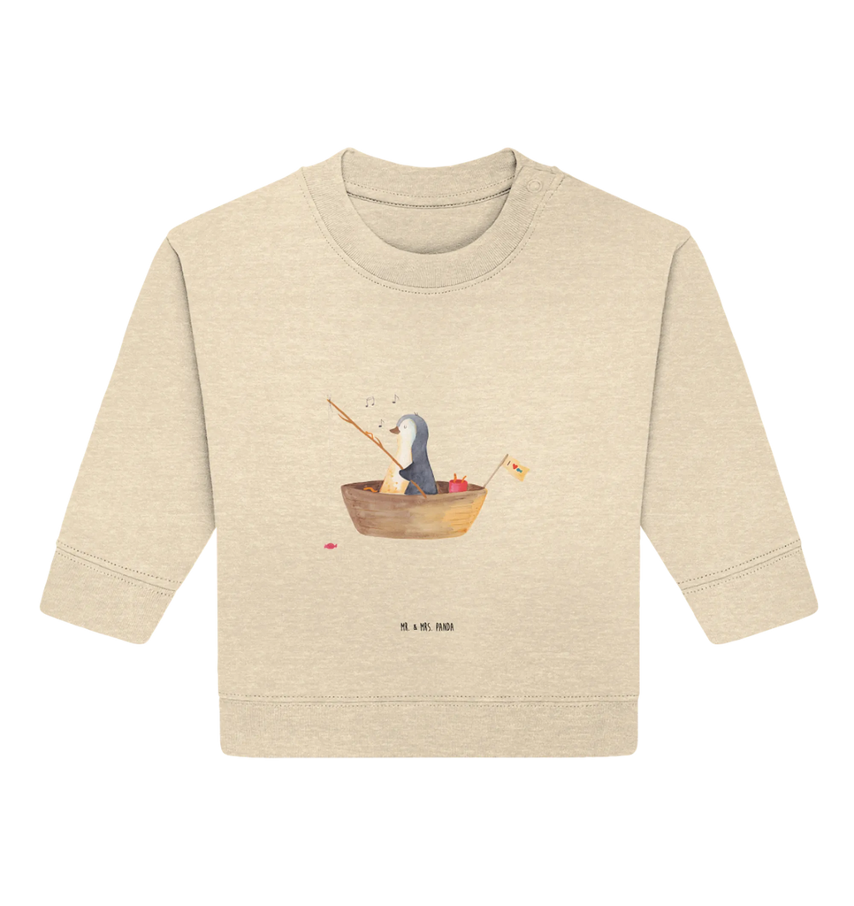 Organic Baby Pullover Penguin fishing boat Penguin, North Pole, Winter, Penguins, boat, penguins, fishing, new beginning, new start, life, separation, gift idea heartache, divorce, fishing boat, motivation, enjoy, love of life