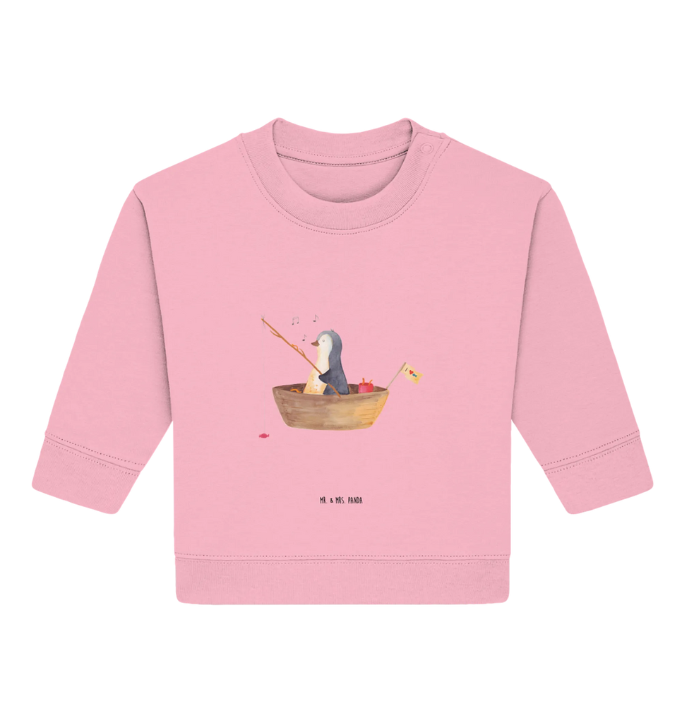 Organic Baby Pullover Penguin fishing boat Penguin, North Pole, Winter, Penguins, boat, penguins, fishing, new beginning, new start, life, separation, gift idea heartache, divorce, fishing boat, motivation, enjoy, love of life