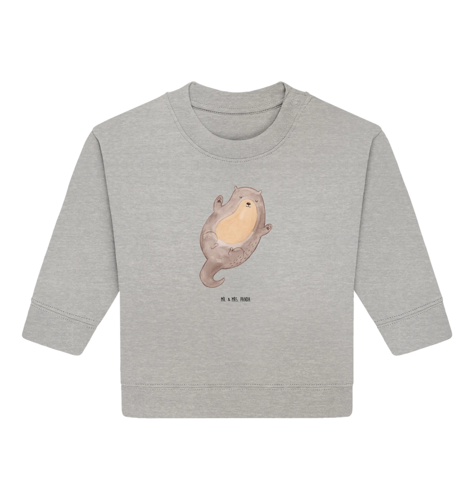 Organic Baby Pullover otter Embrace Baby Sweatshirt, Baby Bullover, Seeotter, Otter, Fischotter, Otter Seeotter See Otter