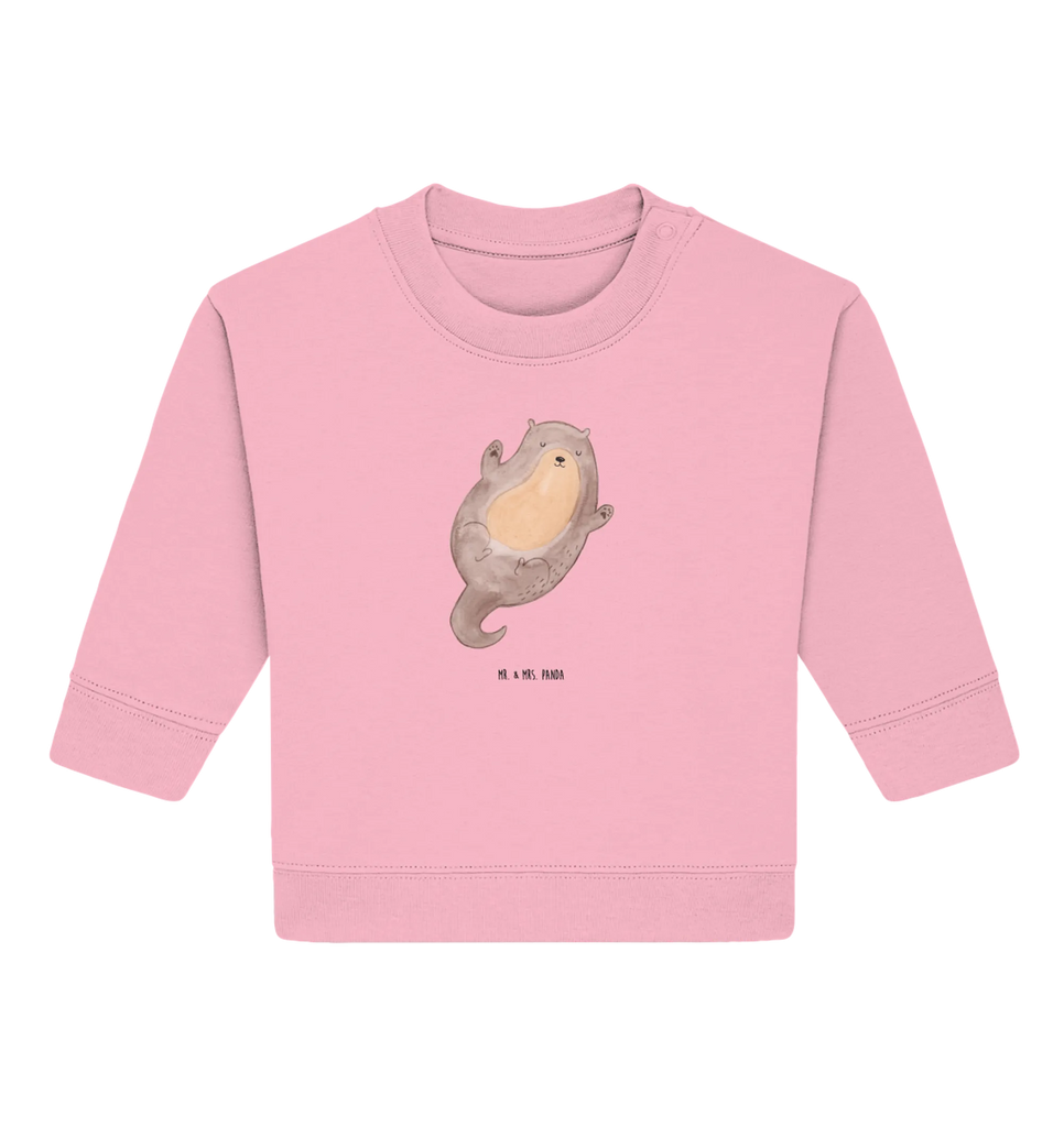 Organic Baby Pullover otter Embrace Baby Sweatshirt, Baby Bullover, Seeotter, Otter, Fischotter, Otter Seeotter See Otter