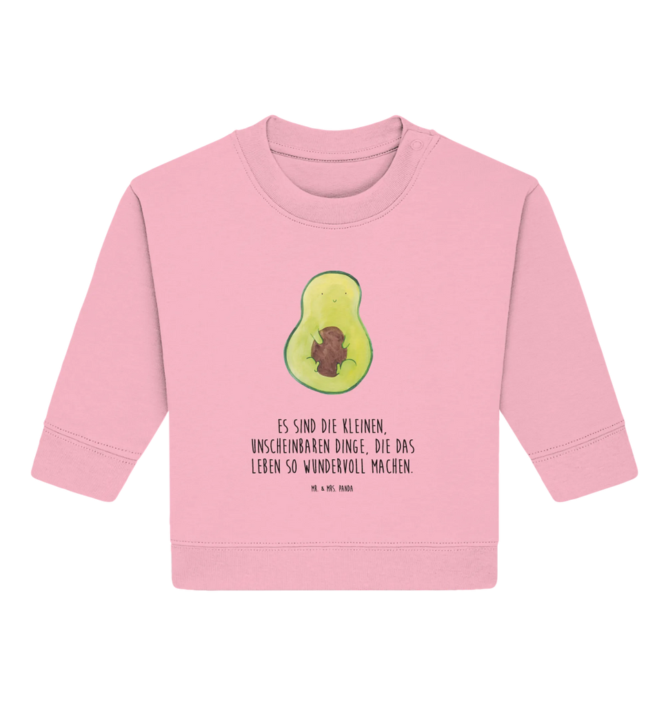Organic Baby Pullover Avocado Kern Baby Bullover, Baby Sweatshirt, Gesund, Vegan, Veggie, Avocado, Pflanze, Avokado, Spruch Leben, Kern, Avocadokern