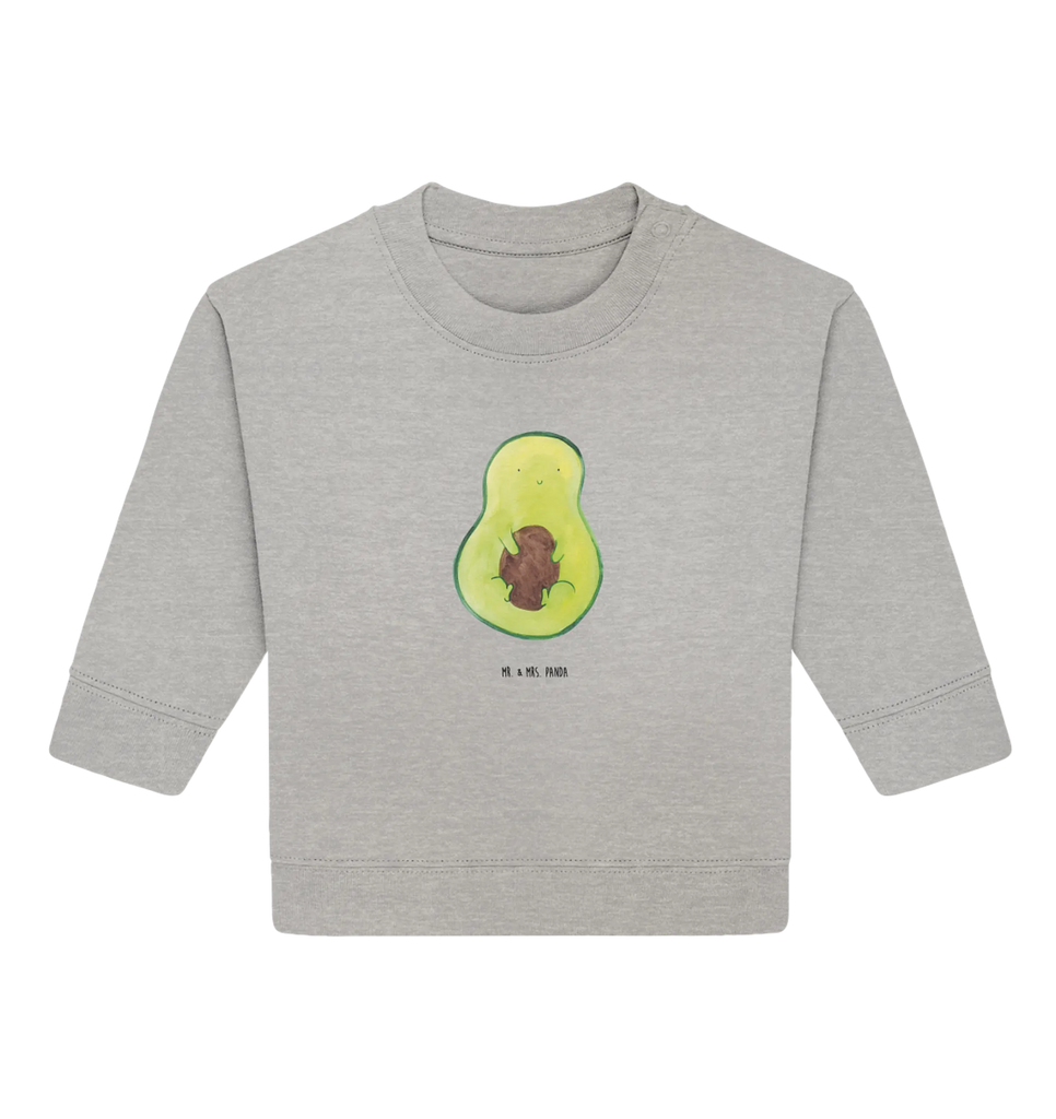 Organic Baby Pullover Avocado Kern Baby Bullover, Baby Sweatshirt, Gesund, Vegan, Veggie, Avocado, Pflanze, Avokado, Spruch Leben, Kern, Avocadokern