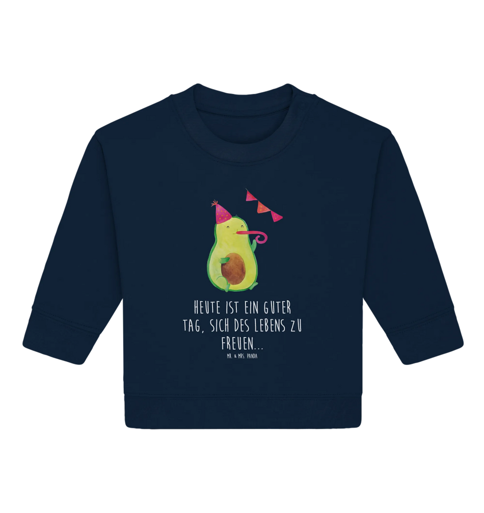 Organic Baby Pullover Avocado Party Baby Sweatshirt, Baby Bullover, Gesund, Vegan, Veggie, Avocado, Party, Geburtstag, Firmenfeier, Prüfung, Abi, Jahrestag, Abschluss, Happy Birthday, Lieblingstag, Geburtstagsfeier, Klassenfeier, Feierei, Abifeier, Jubiläum, Schulabschluss, Bestanden, Feier, Avocados
