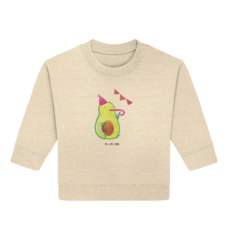 Organic Baby Pullover Avocado Party Baby Sweatshirt, Baby Bullover, Gesund, Vegan, Veggie, Avocado, Party, Geburtstag, Firmenfeier, Prüfung, Abi, Jahrestag, Abschluss, Happy Birthday, Lieblingstag, Geburtstagsfeier, Klassenfeier, Feierei, Abifeier, Jubiläum, Schulabschluss, Bestanden, Feier, Avocados