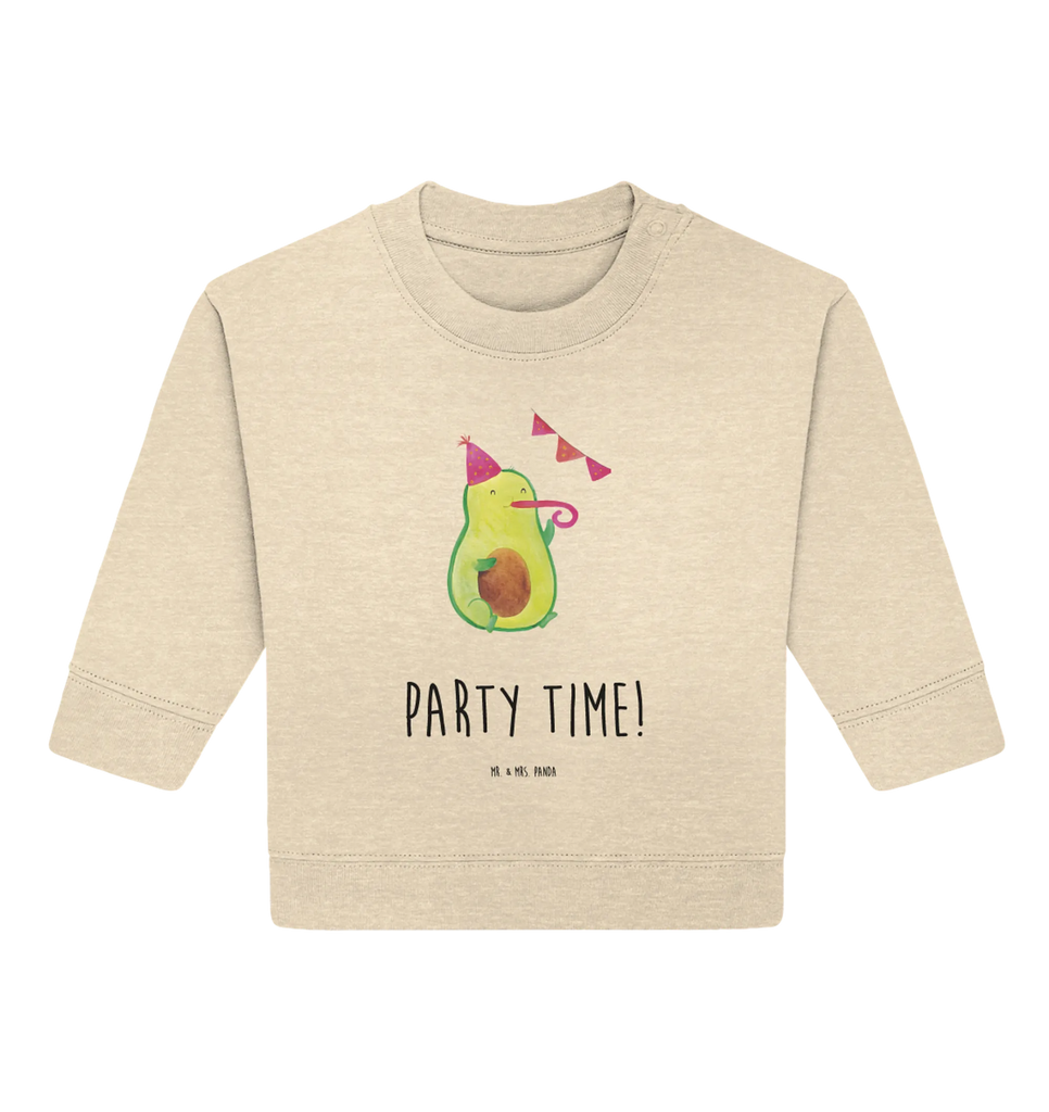 Organic Baby Pullover Avocado Party Zeit Baby Bullover, Baby Sweatshirt, Gesund, Vegan, Veggie, Avocado