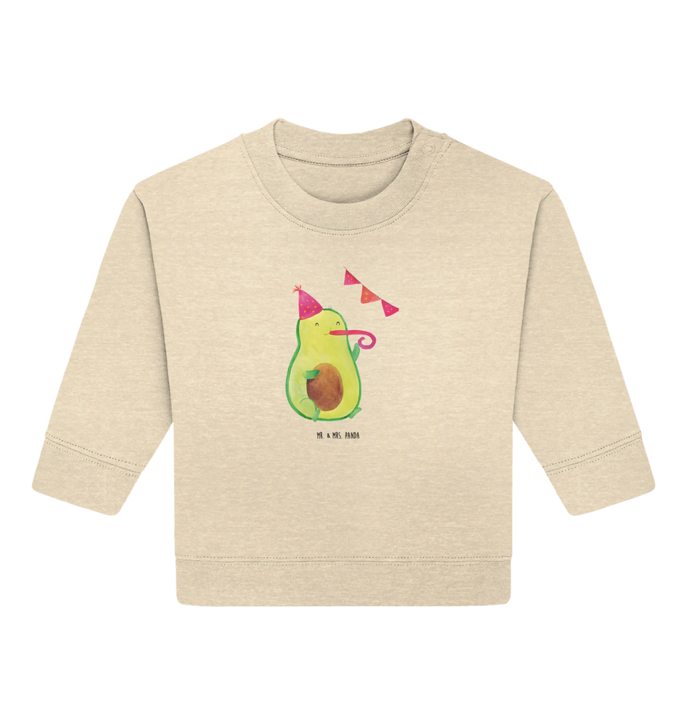 Organic Baby Pullover Avocado Party Zeit Baby Bullover, Baby Sweatshirt, Gesund, Vegan, Veggie, Avocado