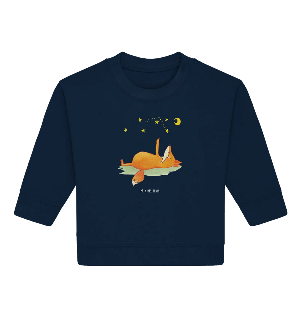 Organic Baby Pullover Fuchs Sterne Baby Bullover, Baby Sweatshirt, Fuchs, Romantik, Always Look On The Bright Side Of Life, Füchse, Tröstende Worte, Spruch Positiv, Spruch schön