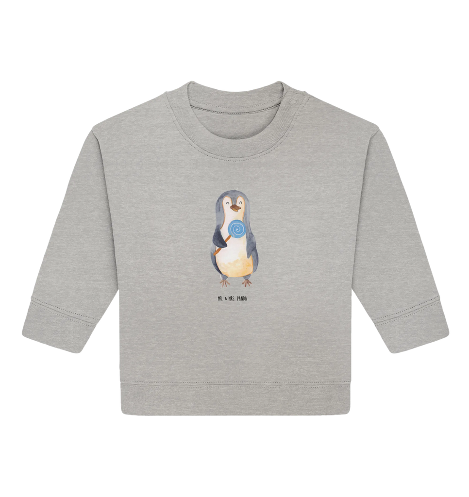 Organic Baby Pullover Penguin lollipop Baby Sweatshirt, Baby Bullover, Pinguin, Süßigkeiten, Lolli, Rebell, Pinguine, Gauner, Ganove, Rabauke, Blödsinn, Spruch