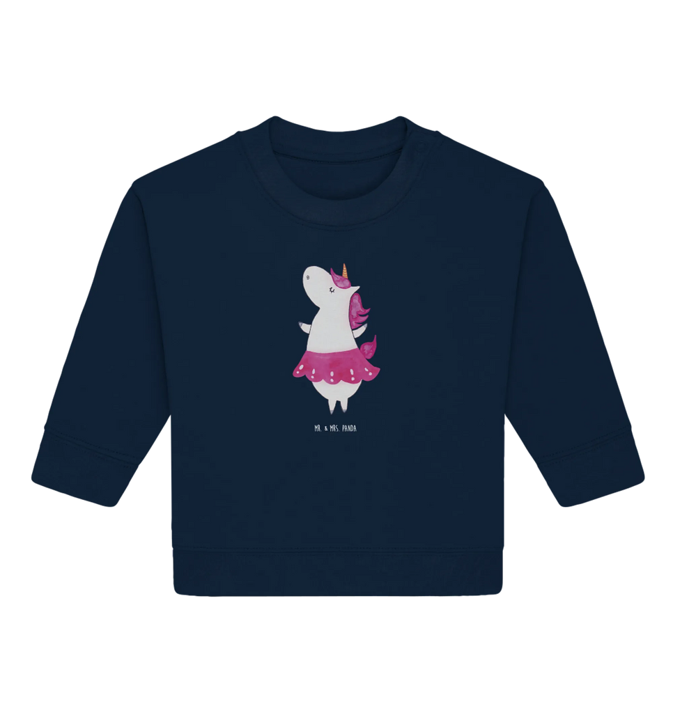 Organic Baby Pullover unicorn ballerina Baby Bullover, Baby Sweatshirt, Einhorn Deko, Einhörner, Einhorn, Unicorn, Tänzerin, Spaß, Ballerina, Wohnung, Geburtstag, Feiern, Tanzen, Party, Lebenslust, Lebensfreude