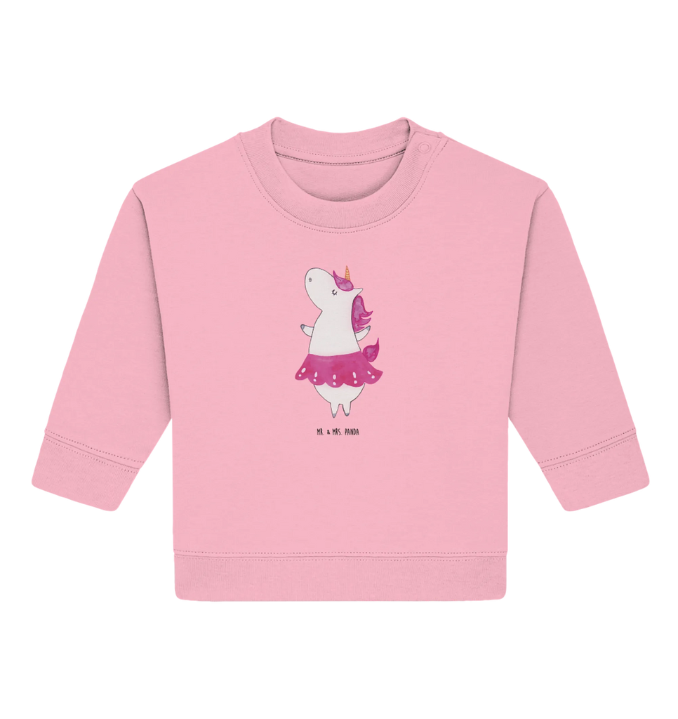 Organic Baby Pullover unicorn ballerina Baby Bullover, Baby Sweatshirt, Einhorn Deko, Einhörner, Einhorn, Unicorn, Tänzerin, Spaß, Ballerina, Wohnung, Geburtstag, Feiern, Tanzen, Party, Lebenslust, Lebensfreude