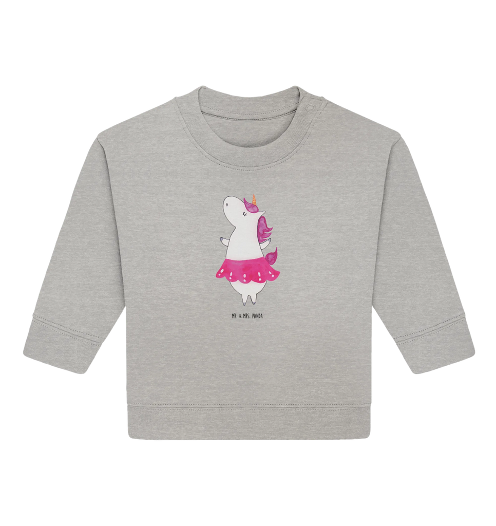 Organic Baby Pullover unicorn ballerina Baby Bullover, Baby Sweatshirt, Einhorn Deko, Einhörner, Einhorn, Unicorn, Tänzerin, Spaß, Ballerina, Wohnung, Geburtstag, Feiern, Tanzen, Party, Lebenslust, Lebensfreude