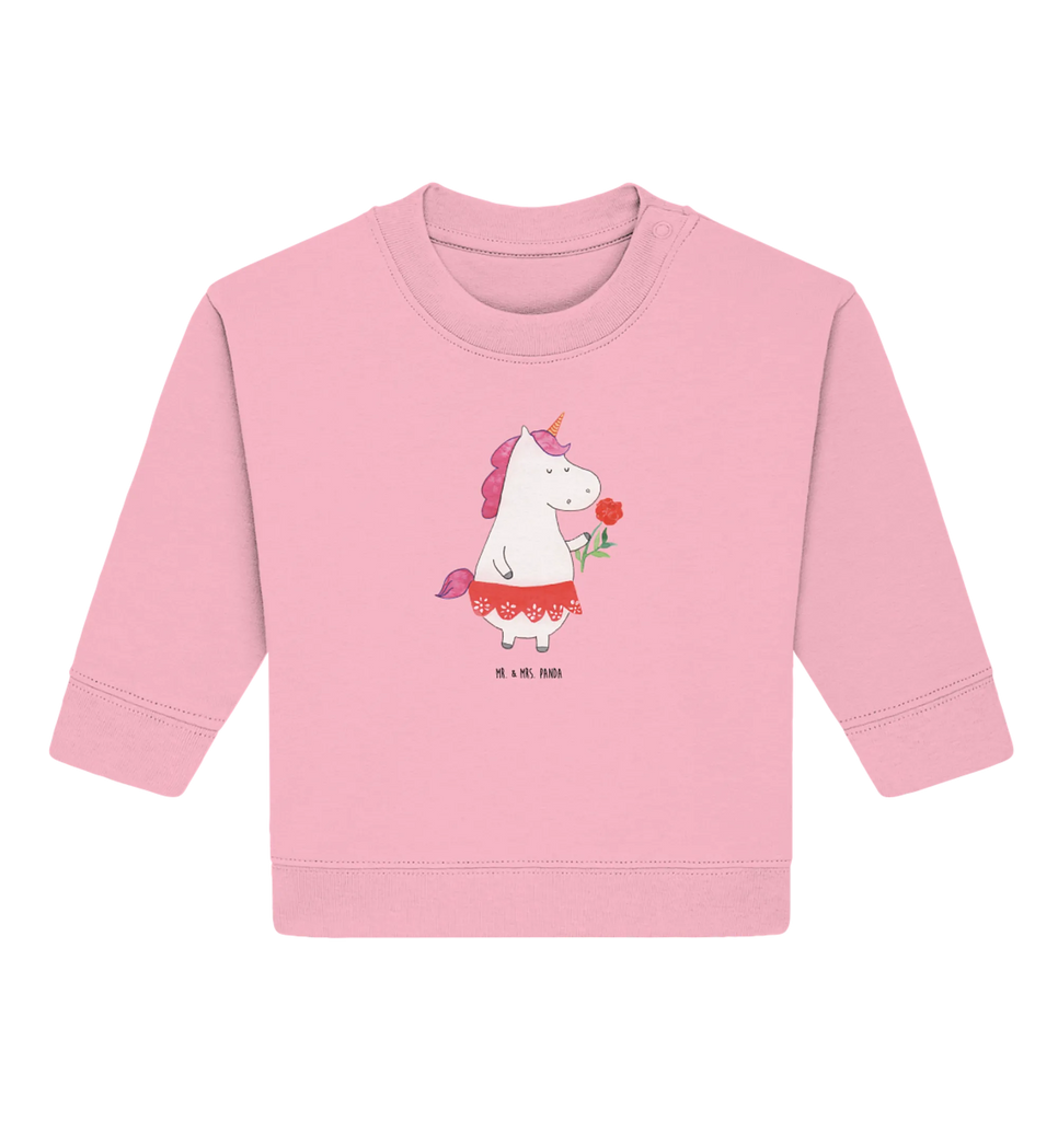 Organic Baby Pullover Einhorn Dame Baby Sweatshirt, Baby Bullover, Einhörner, Einhorn Deko, Einhorn, Unicorn, Feine Dame, Frau, Schluss machen, Abfuhr, Lady, Bachelor, Freundin, Bachelorette, Trennung, Dame