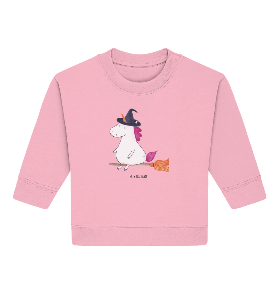Organic Baby Pullover Einhorn Hexe Baby Bullover, Baby Sweatshirt, Einhorn Deko, Einhörner, Einhorn, Unicorn, Verrückte, Leben, Zicke, Hexe, Ehefrau, Frau, Freundin, Engel, Teufel
