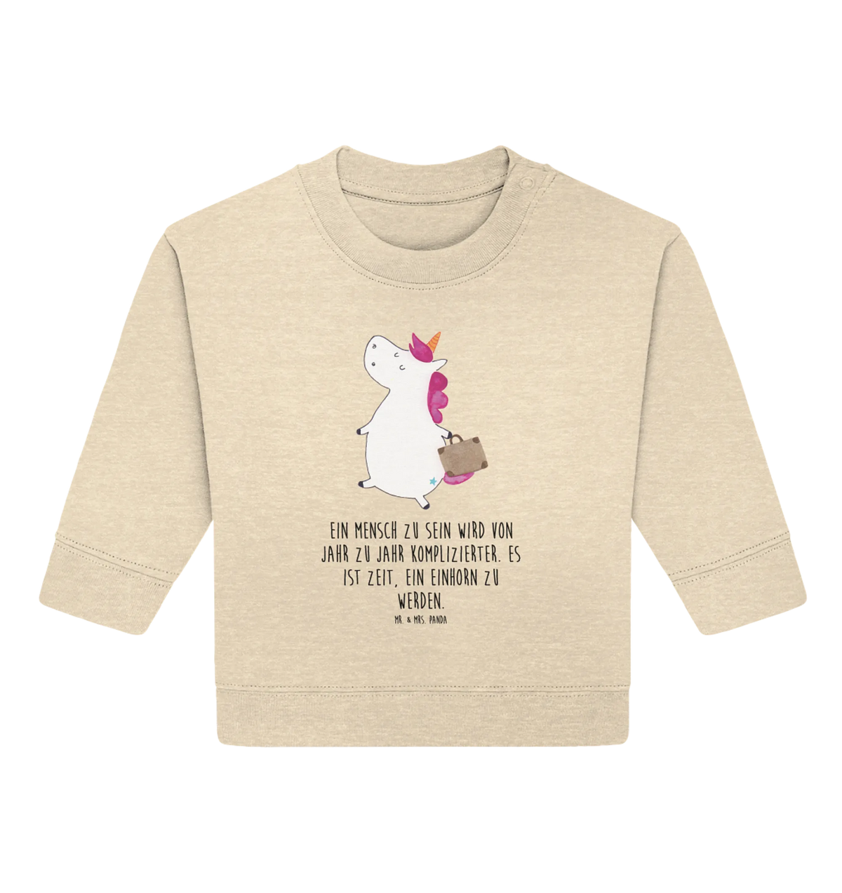 Organic Baby Pullover unicorn Suitcase luggage, travel, holiday present, traveler gift, suitcase, adventure