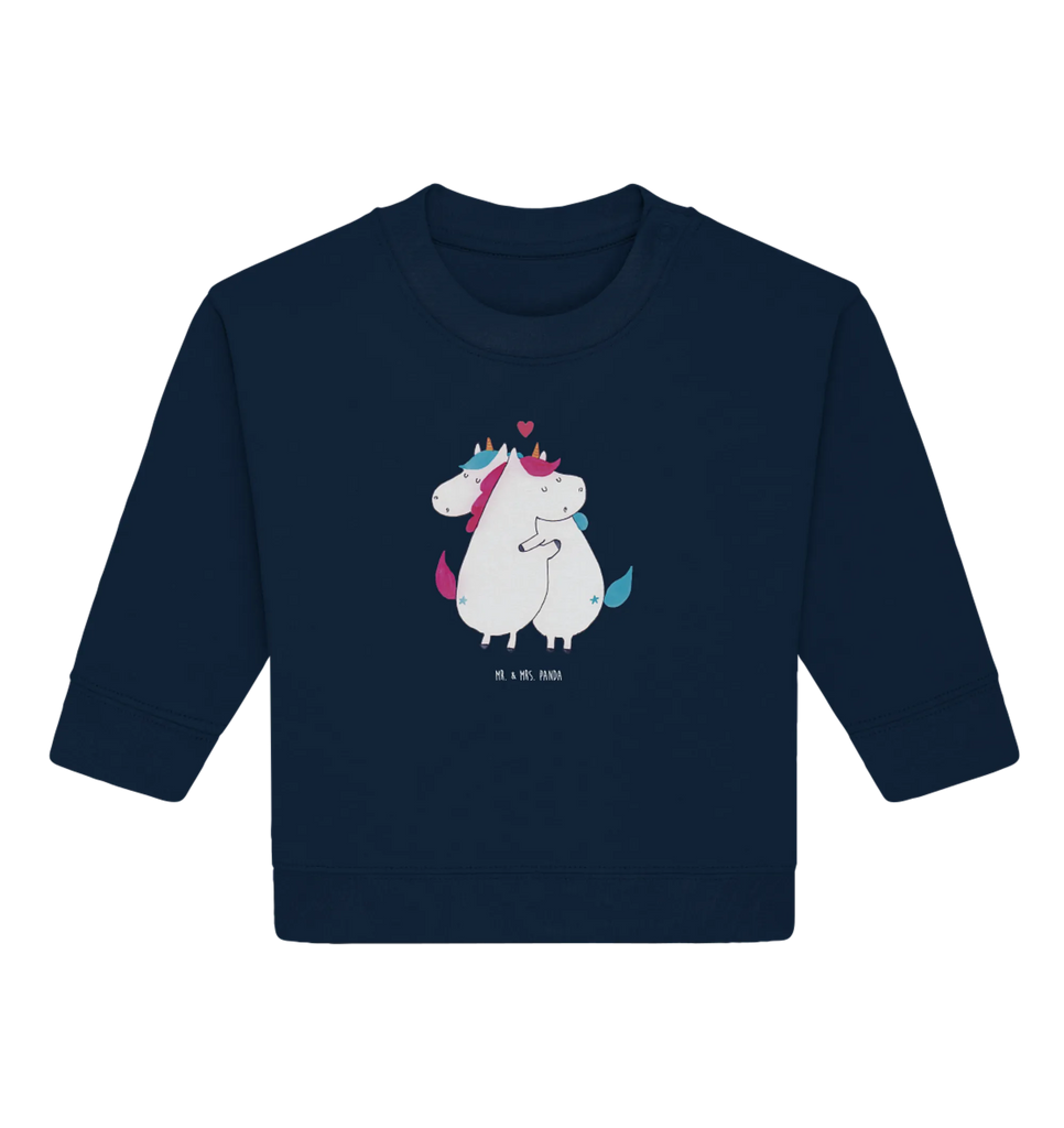 Organic Baby Pullover unicorn communication Baby Bullover, Baby Sweatshirt, Einhorn Deko, Einhörner, Einhorn, Unicorn, Valentinstag, Valentine, Liebe, Ehe, Lustig, Witzig, Partner, Geschenk, Spruch