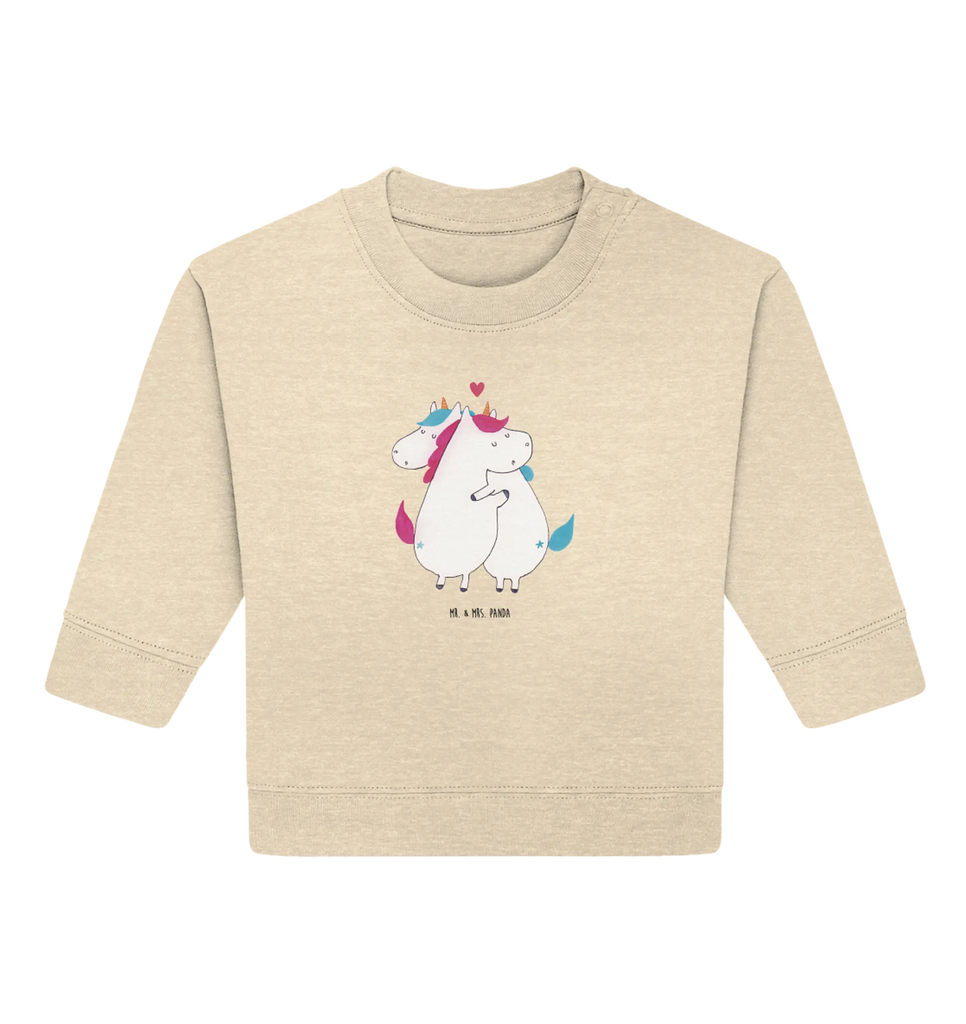Organic Baby Pullover unicorn communication Baby Bullover, Baby Sweatshirt, Einhorn Deko, Einhörner, Einhorn, Unicorn, Valentinstag, Valentine, Liebe, Ehe, Lustig, Witzig, Partner, Geschenk, Spruch