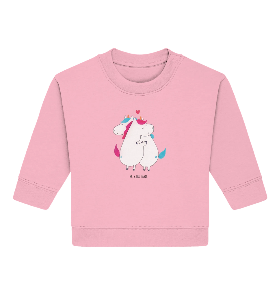 Organic Baby Pullover unicorn communication Baby Bullover, Baby Sweatshirt, Einhorn Deko, Einhörner, Einhorn, Unicorn, Valentinstag, Valentine, Liebe, Ehe, Lustig, Witzig, Partner, Geschenk, Spruch