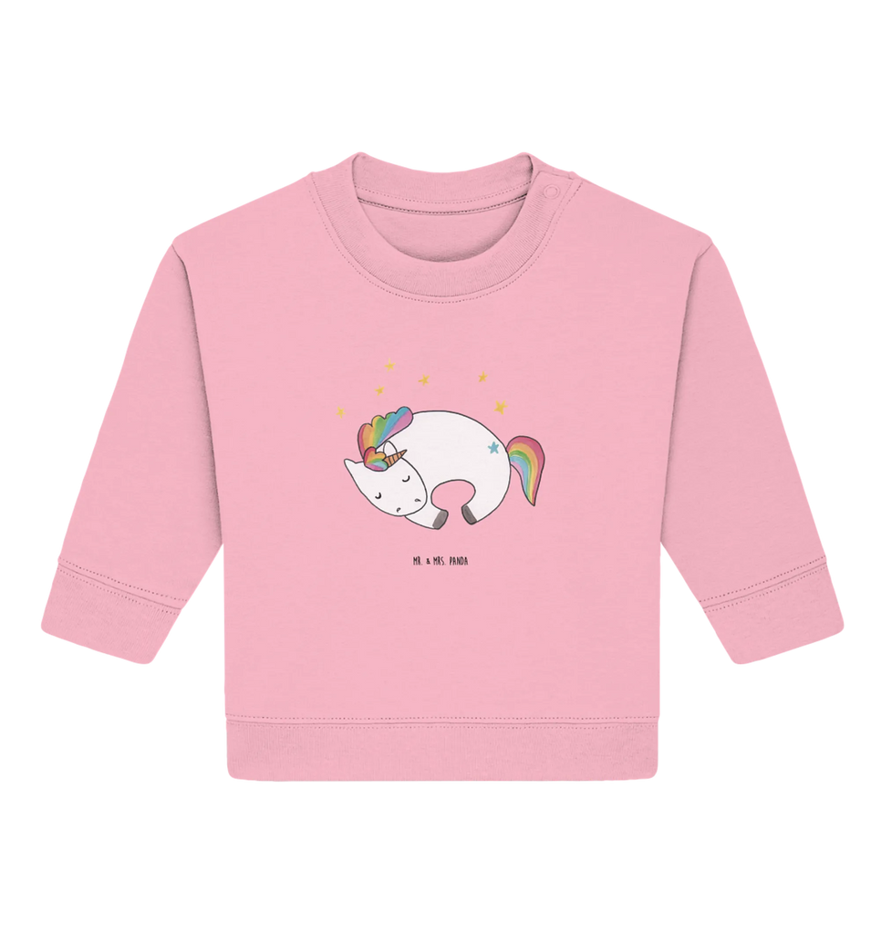 Organic Baby Pullover unicorn Night Baby Bullover, Baby Sweatshirt, Einhorn Deko, Einhörner, Einhorn, Unicorn, Ruhe, Freundin, Traum, Geschenk, Träume, Menschen, Realität