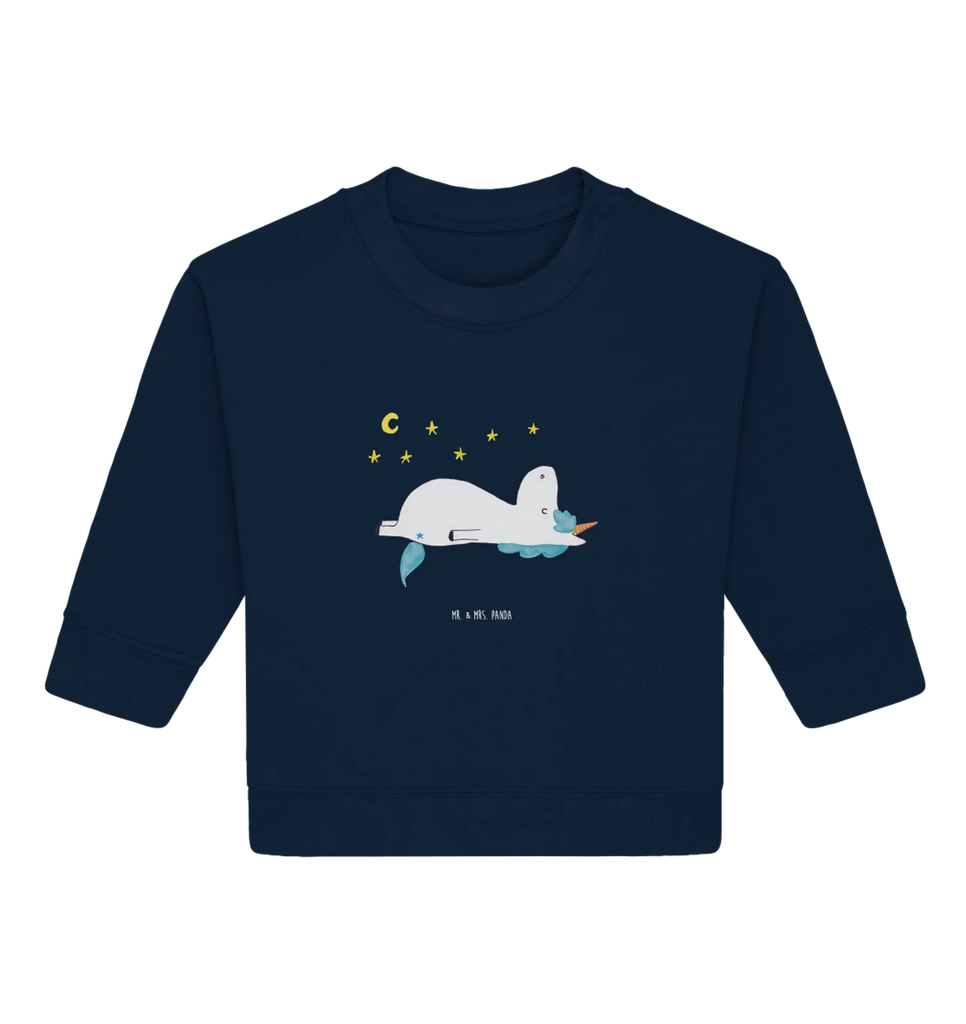Organic Baby Pullover Einhorn Sternenhimmel Baby Bullover, Baby Sweatshirt, Einhorn Deko, Einhörner, Einhorn, Unicorn, Sterne, Dachschaden, Verrückt, Sternenhimmel