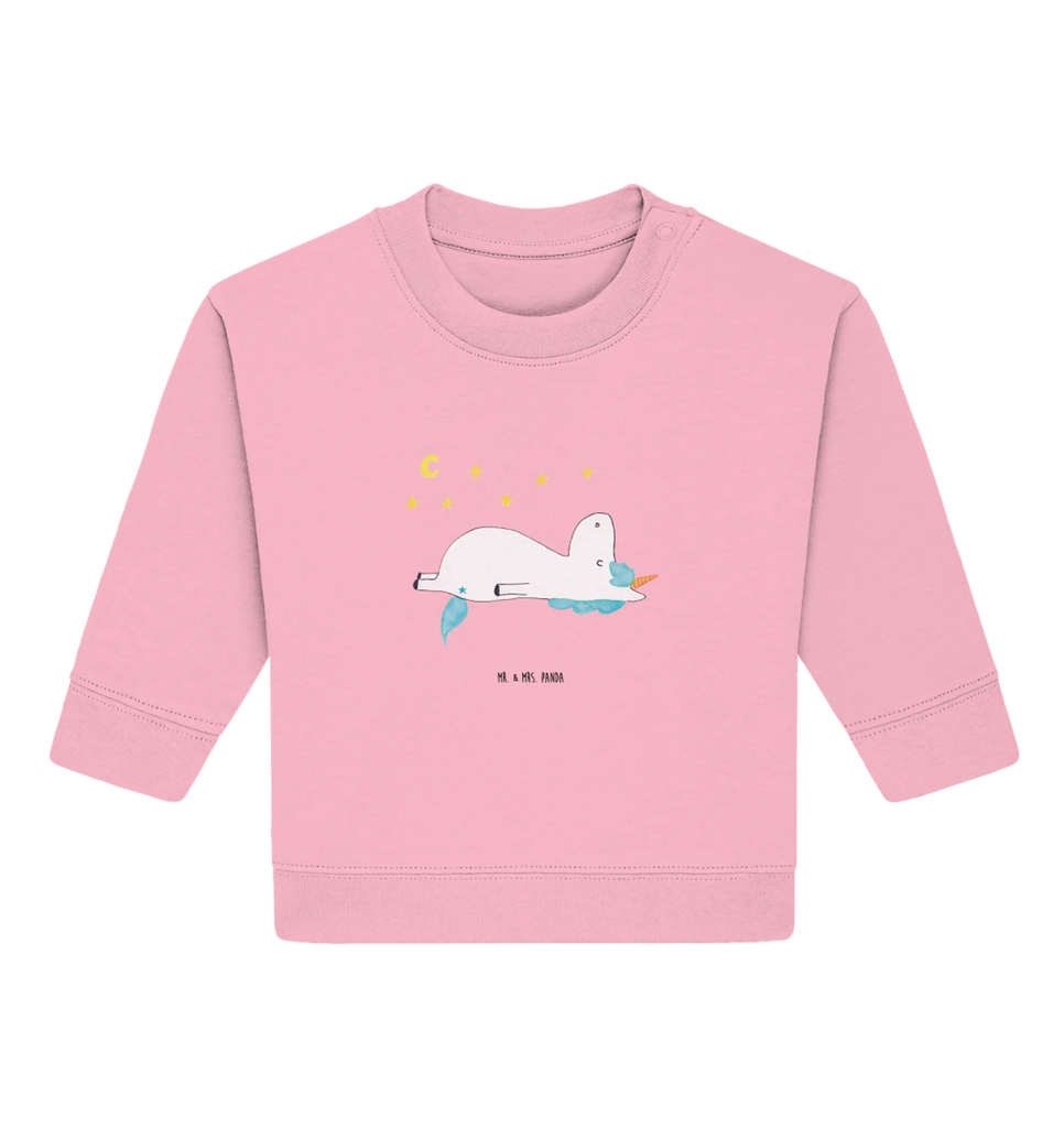 Organic Baby Pullover Einhorn Sternenhimmel Baby Bullover, Baby Sweatshirt, Einhorn Deko, Einhörner, Einhorn, Unicorn, Sterne, Dachschaden, Verrückt, Sternenhimmel